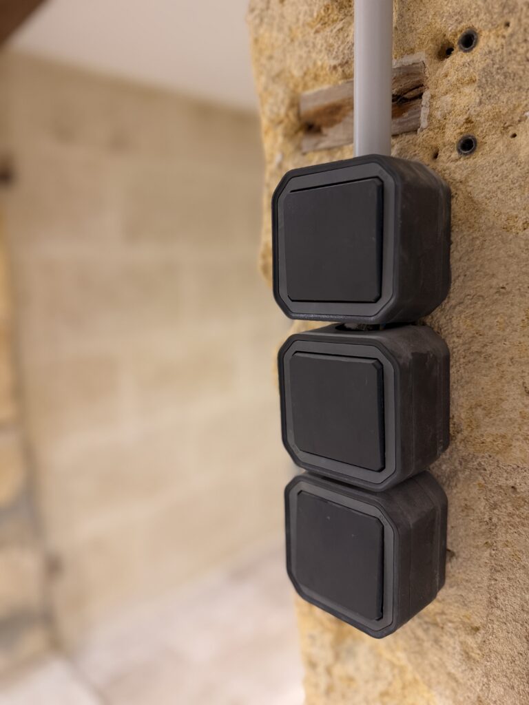 Appareillage électrique – chantier MV2B