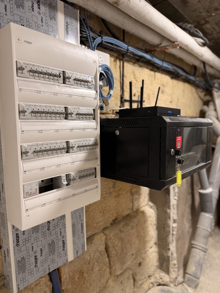 Tableau électrique – chantier MV2B